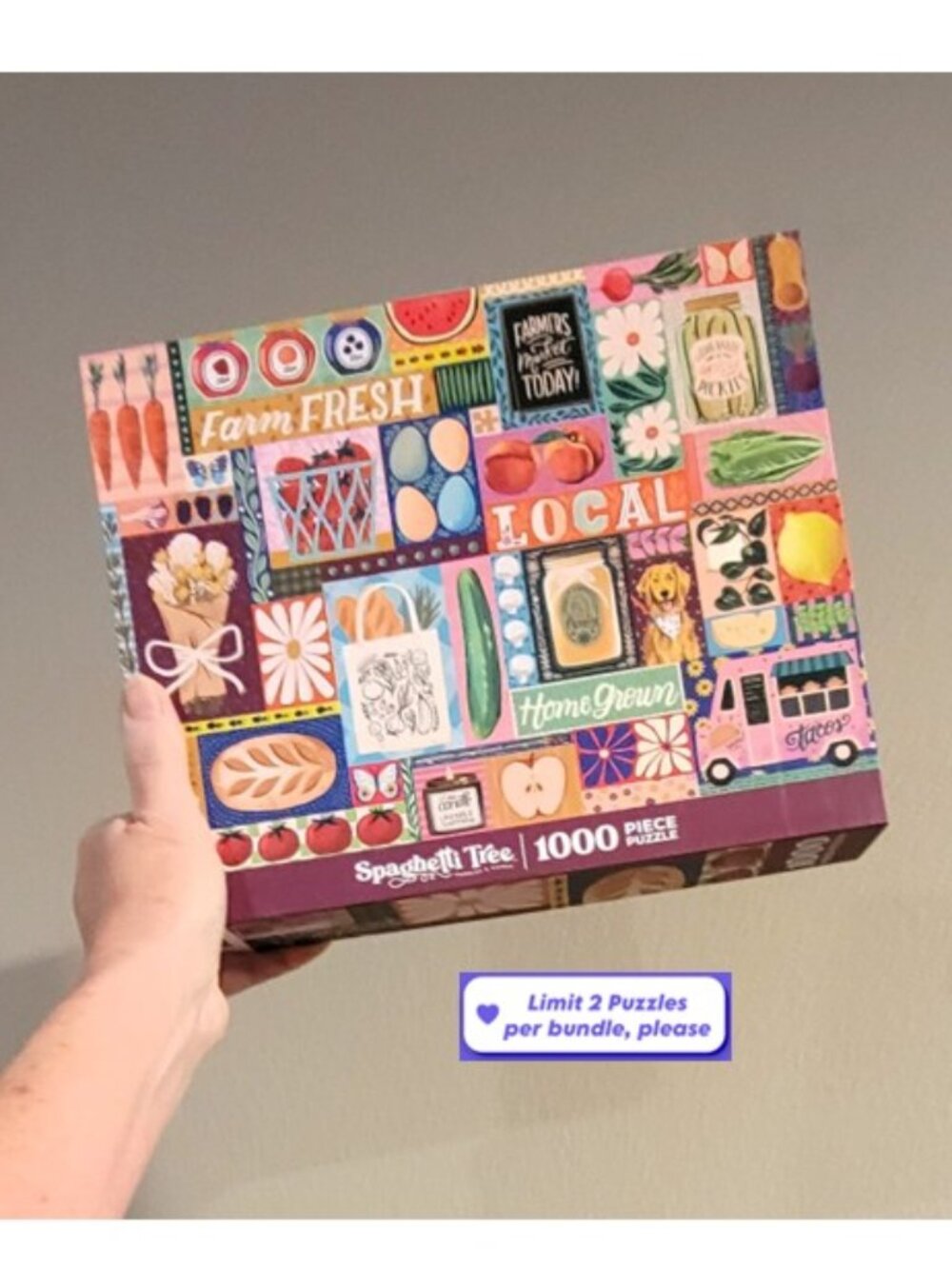 FARMER'S MARKET by Spaghetti Tree Jigsaw Puzzle 1000 pieces